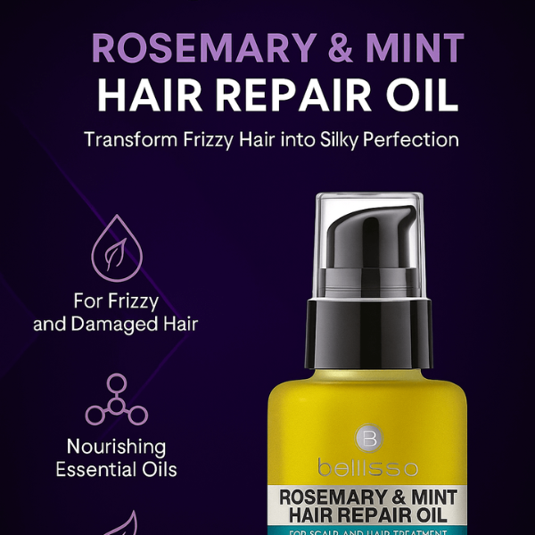 Rosemary Mint Oil Hair Serum Thickening Products for Women and Men