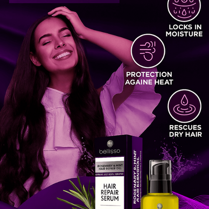 Rosemary Mint Oil Hair Serum Thickening Products for Women and Men